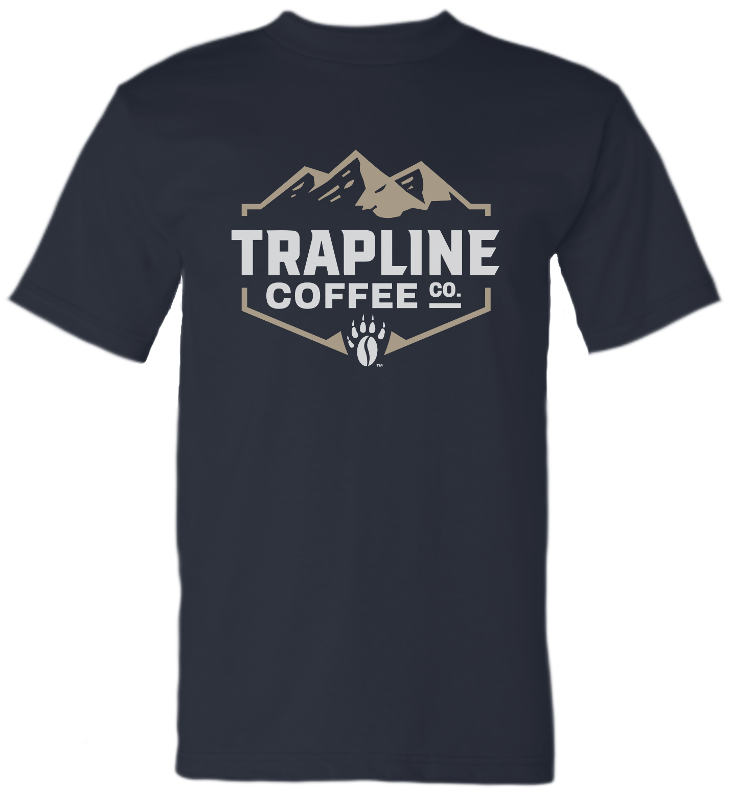 Trapline Coffee Co. Short Sleeve T-Shirt - Large Chest Logo