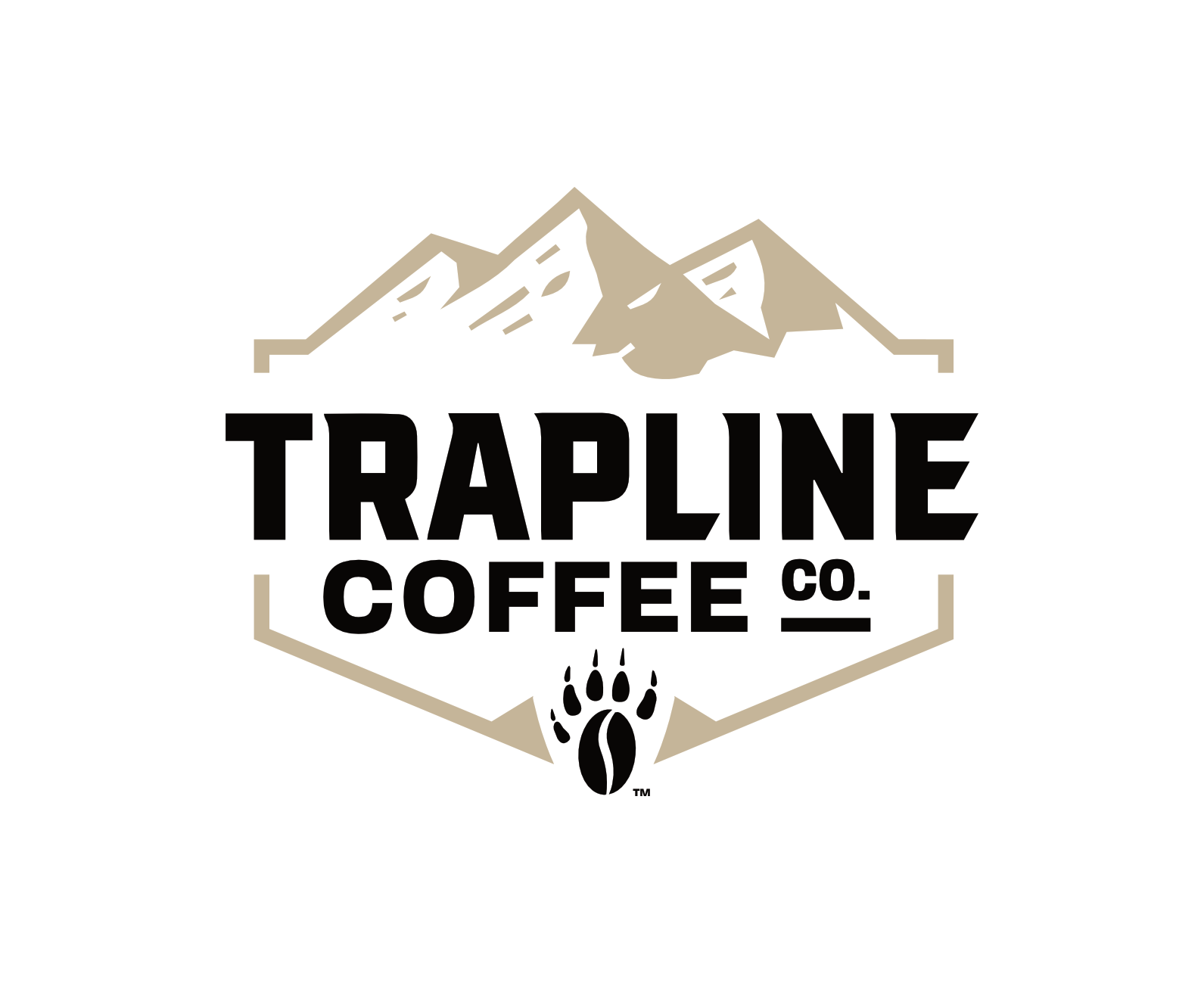 Trapline Coffee Co Logo Sticker